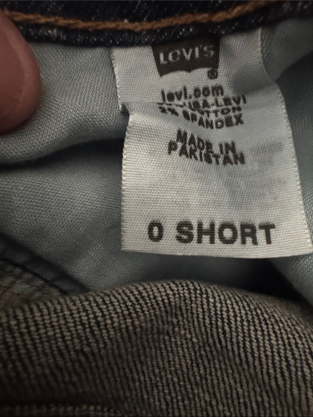 Levis 518 Superlow Stretch Bootcut SZ 0 Short Vintage Y2K Jeans - Picture 5 of 6